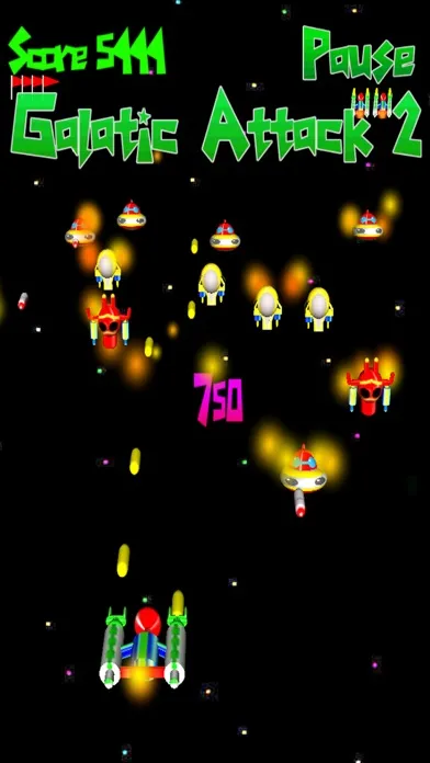 Tangkapan layar Galatic Attack 2
