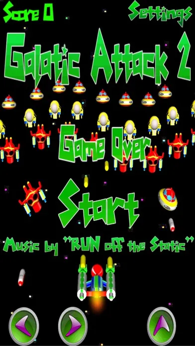 Tangkapan layar Galatic Attack 2