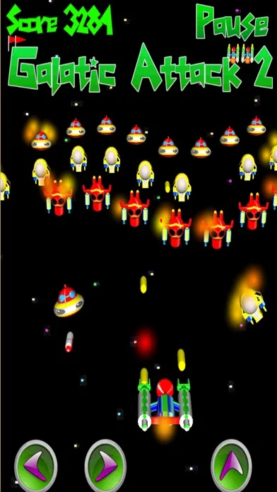 Tangkapan layar Galatic Attack 2