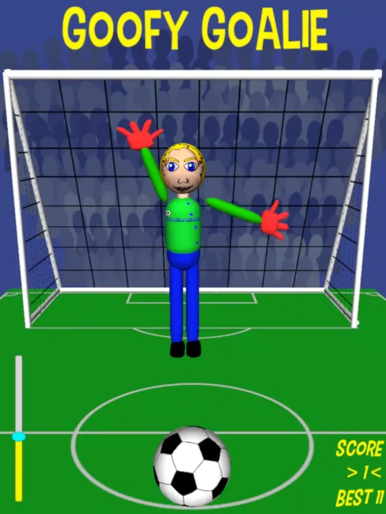 Goofy Goalie soccer game iPad 应用截图