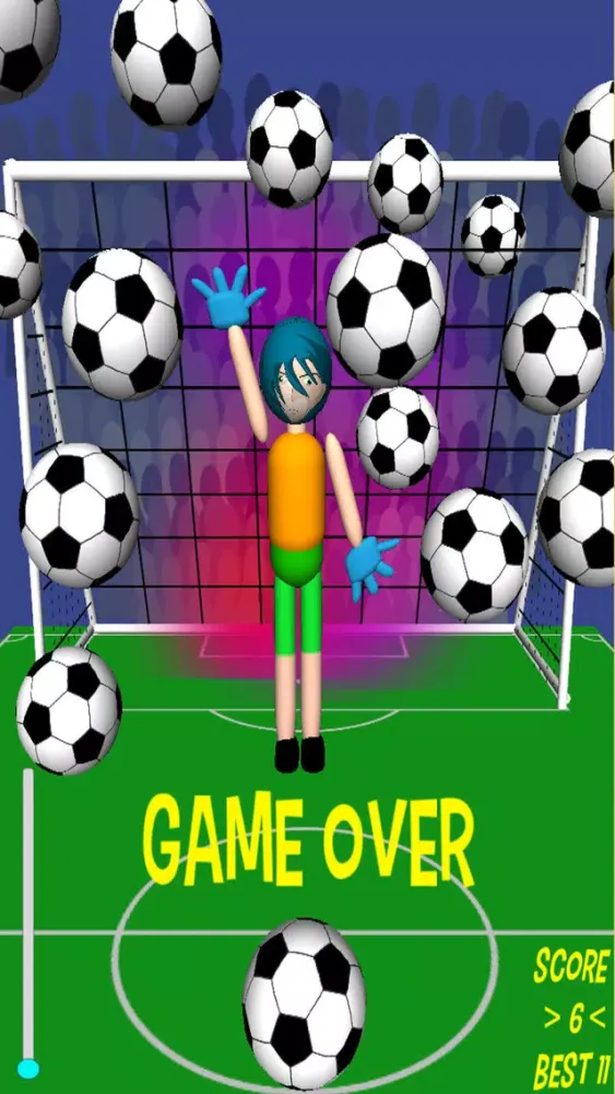 Goofy Goalie soccer game应用截图