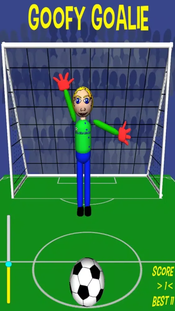 Goofy Goalie soccer game应用截图