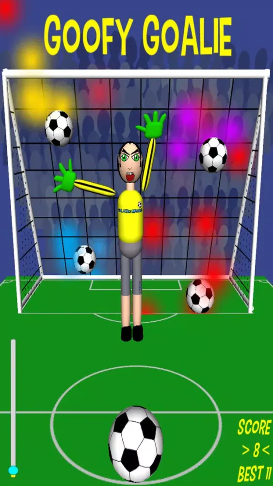 Goofy Goalie soccer game应用截图