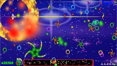 Ảnh chụp màn hình của Invaliens, Galaxy Defender.