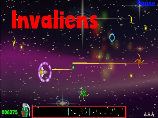 تصاویر Invaliens Pro Galaxy Defender iPad 