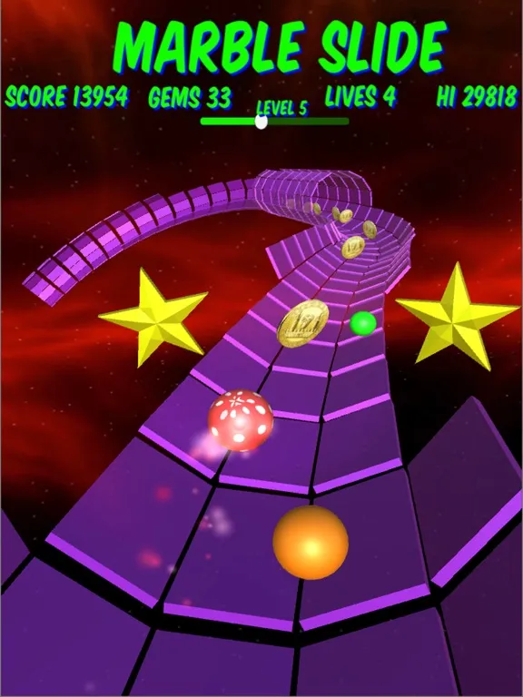 Zrzuty ekranu Marble Slide iPad 