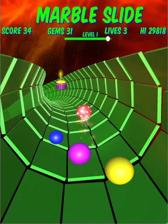 Zrzuty ekranu Marble Slide iPad 
