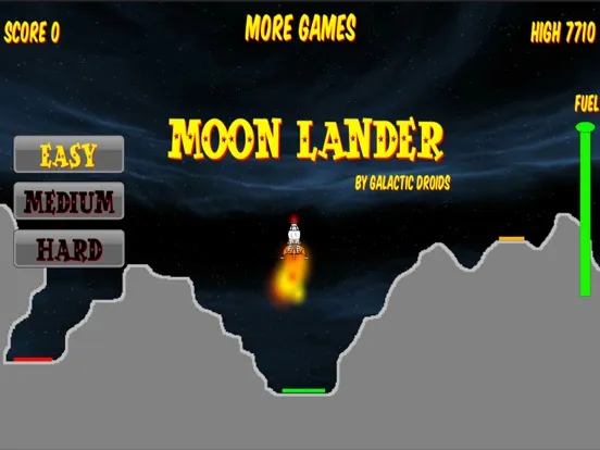 Moon Lander Pro iPad  スクリーンショット