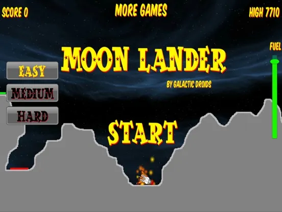 Moon Lander Pro iPad  スクリーンショット
