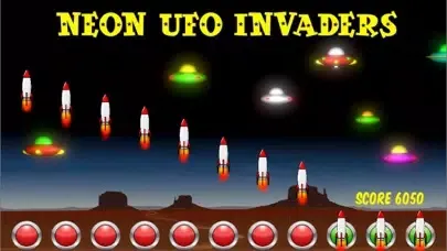 Capturas de pantalla de Neon UFO Invaders Pro