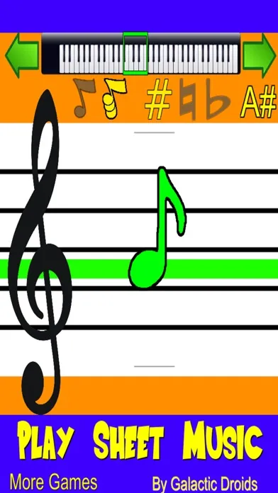 Captures d'écran de Play Sheet Music