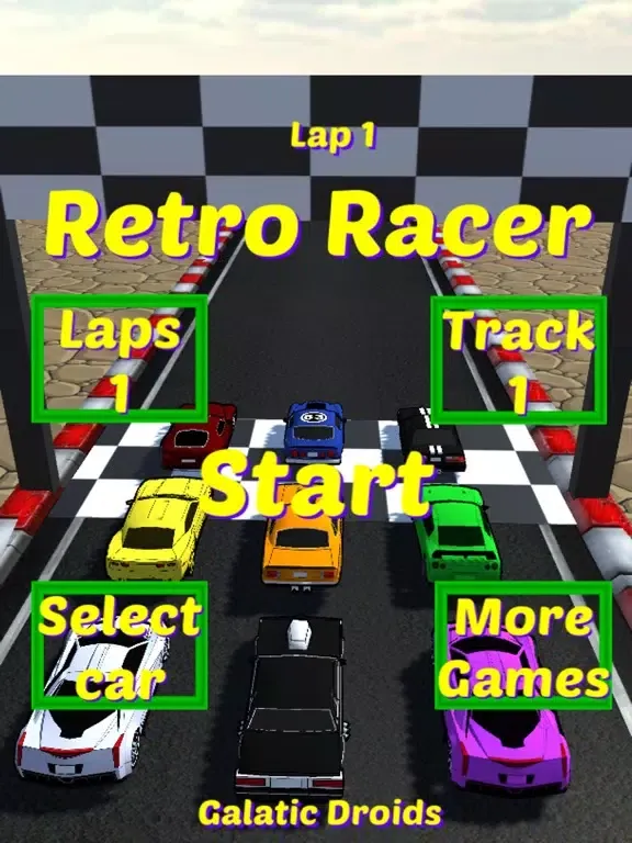 Tangkapan layar Retro Racer Pro iPad 