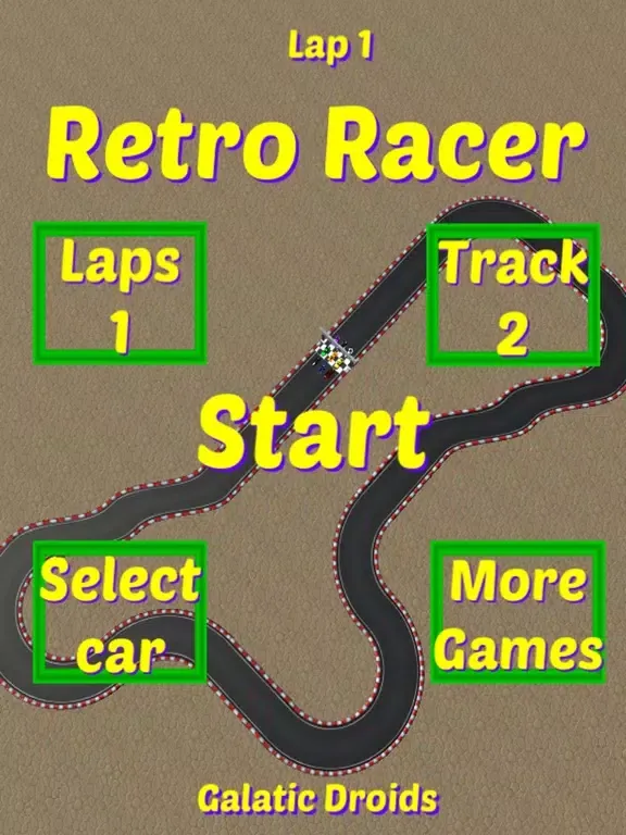 Tangkapan layar Retro Racer Pro iPad 