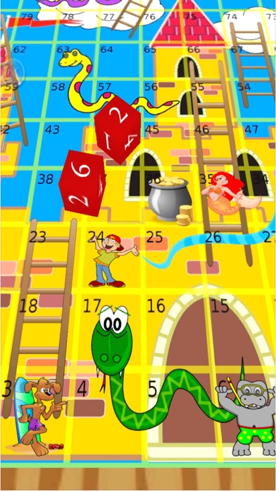 Capturas de tela do Snakes and Ladders Pro