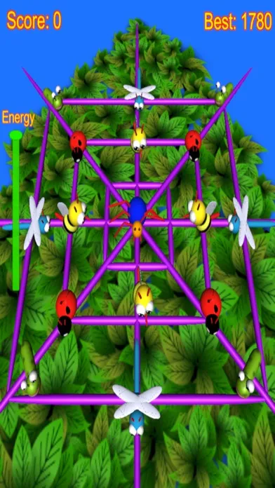 Capturas de tela do Spider Attack arcade game