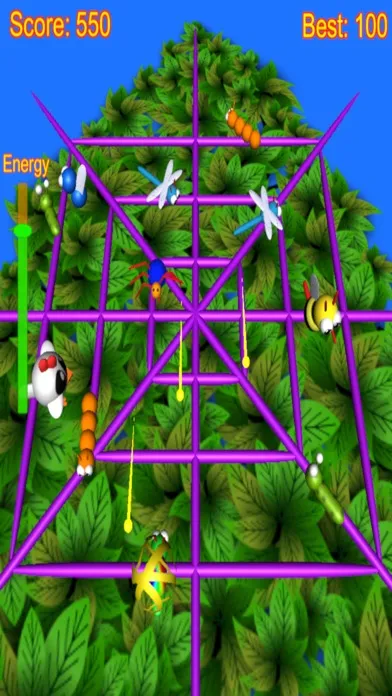 Capturas de tela do Spider Attack arcade game