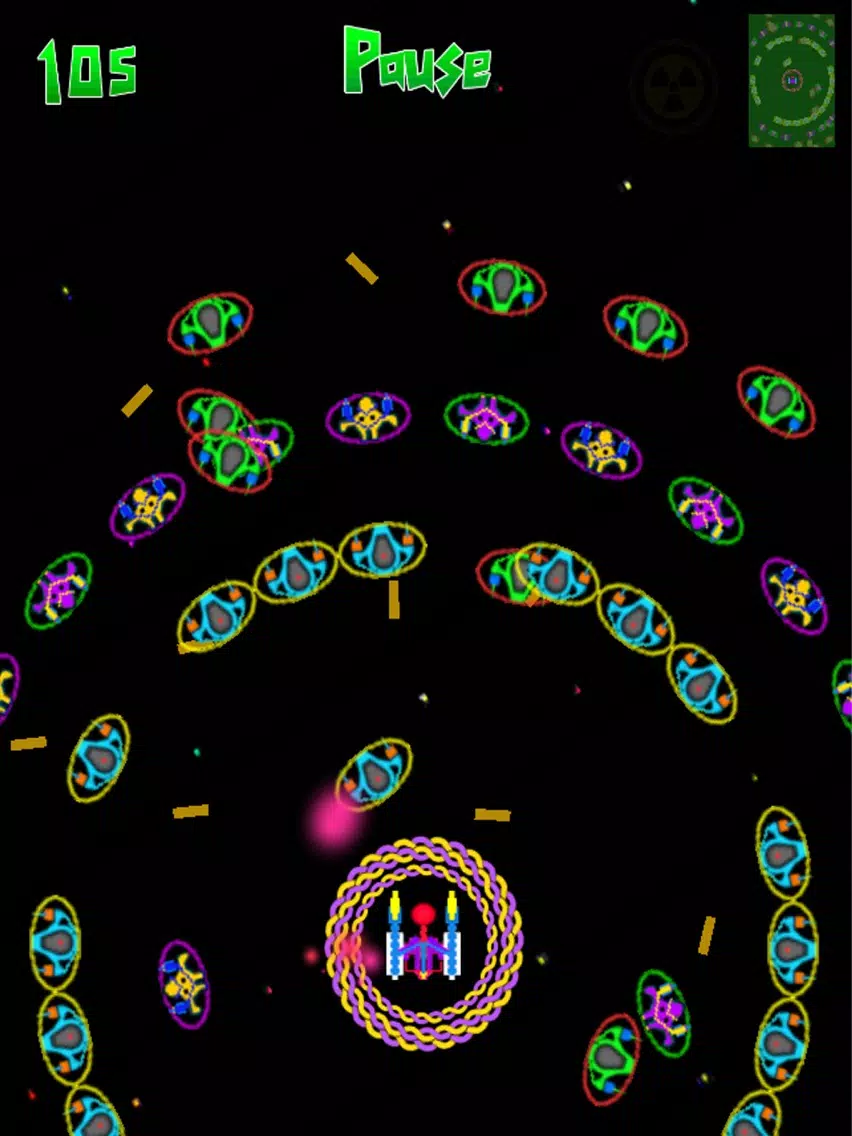 Surrounded Invaders in Space iPad  سکرین شاٹس