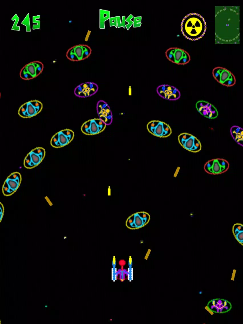 Surrounded Invaders in Space iPad  سکرین شاٹس