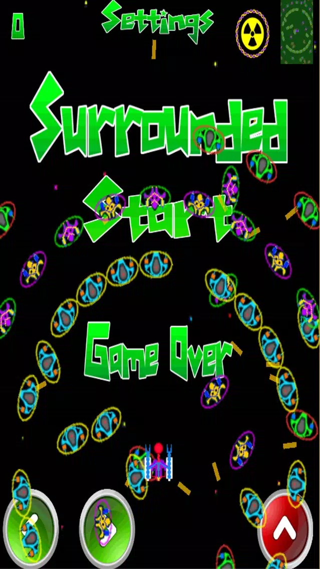 Surrounded Invaders in Space سکرین شاٹس