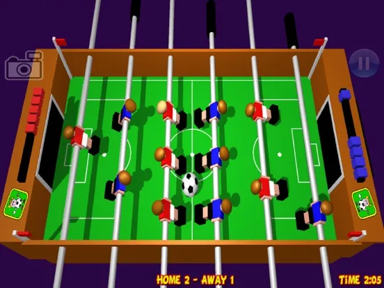 Table Football, Table Soccer iPad  Screenshots