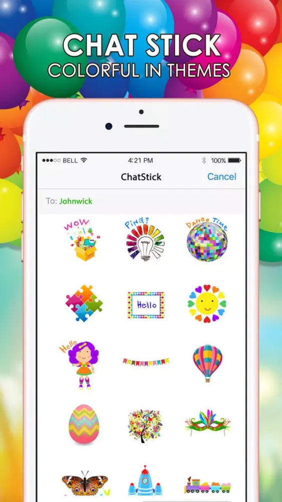 Скриншоты Colorful Emoji Stickers Keyboard Themes ChatStick
