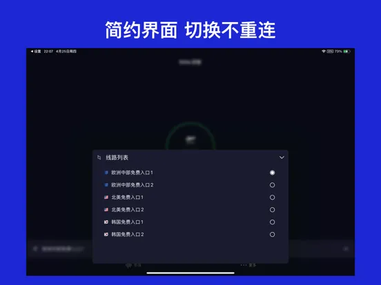 Echo回音回国加速器-华人必备专线级VPN一键畅连国内应用 iPad  Screenshots