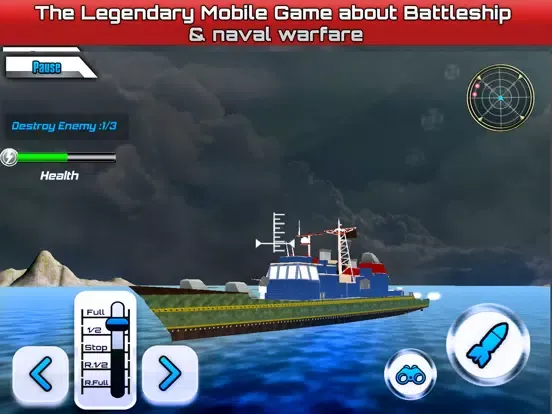 Screenshot di Warship Battle-Sea Warfare iPad 