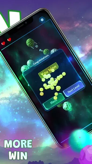 ภาพหน้าจอของ Spaceman - Galaxy Balls