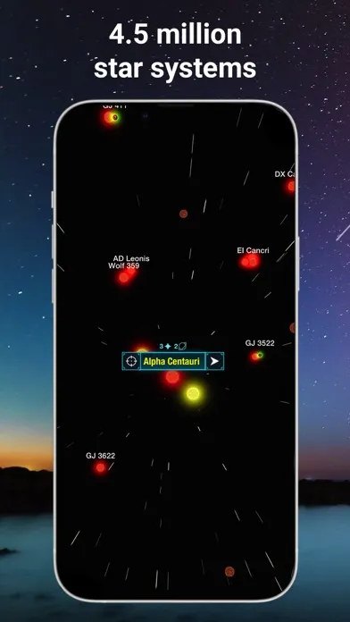 Ảnh chụp màn hình của Galaxy Map - Stars and Planets