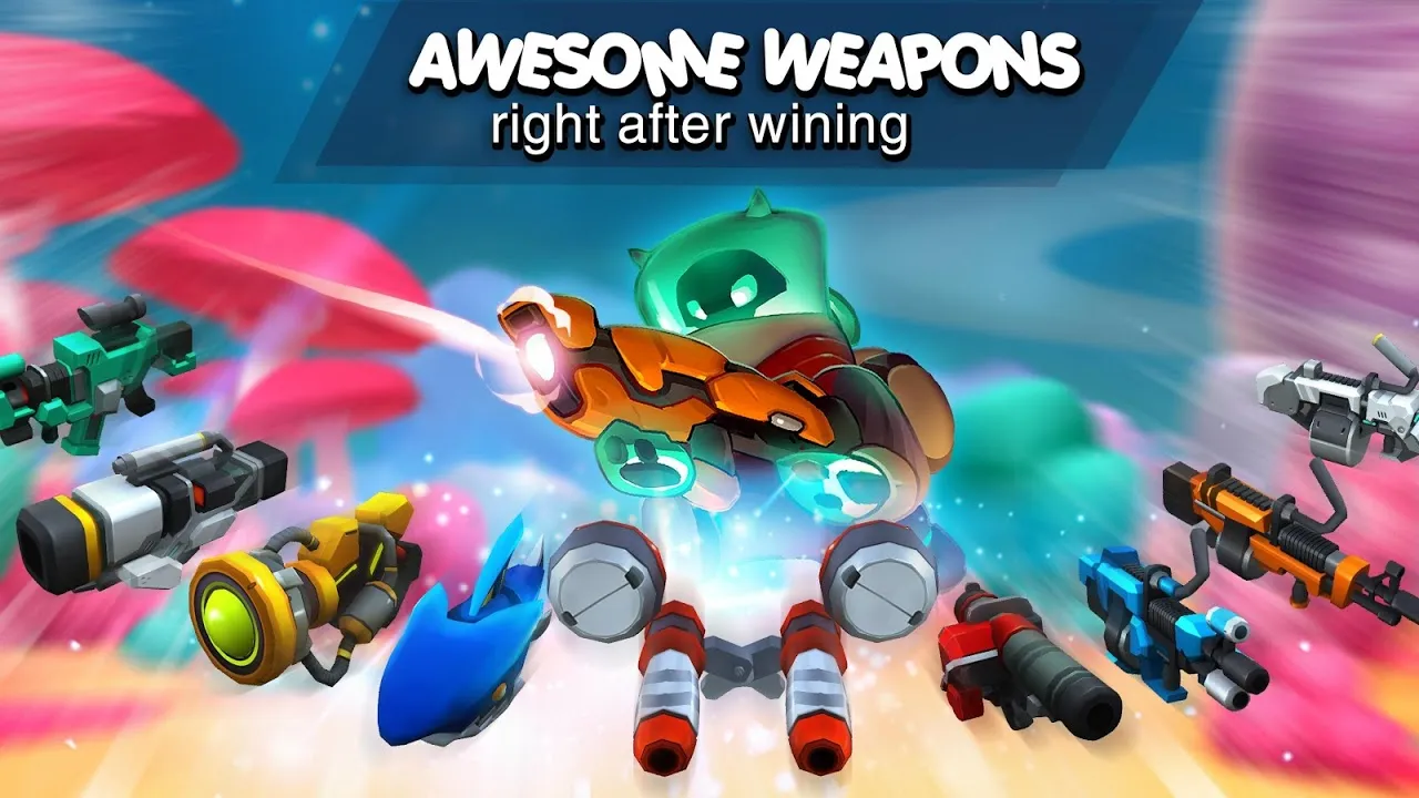 Capturas de tela do Galaxy Gun