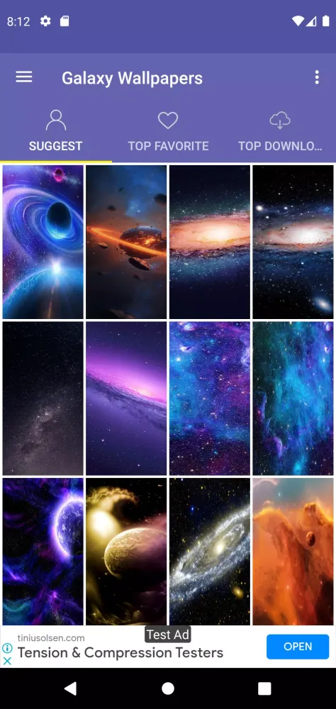 Galaxy Live Wallpapers Ekran Görüntüleri