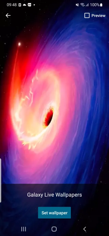 Galaxy Live Wallpapers Ekran Görüntüleri