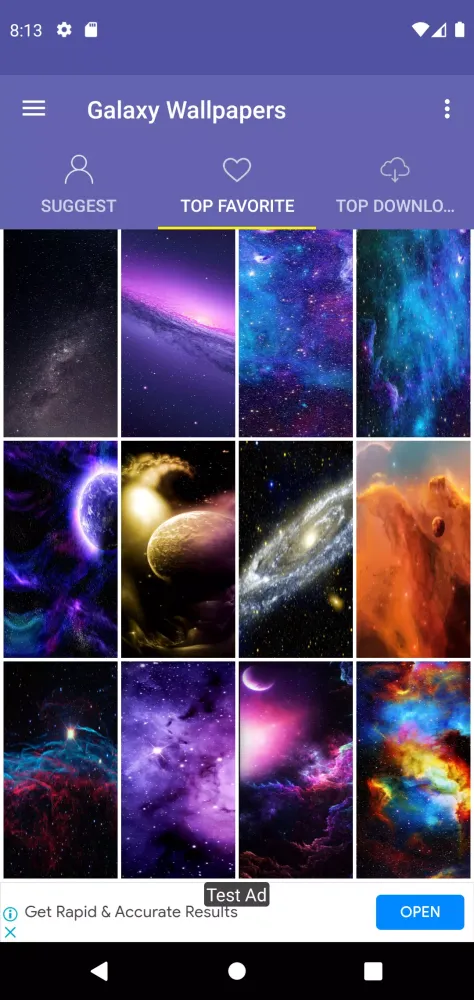 Galaxy Live Wallpapers Ekran Görüntüleri