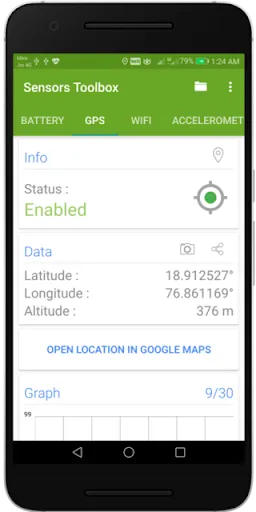 Sensor Toolbox Screenshots