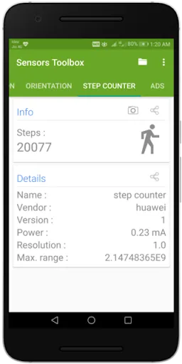 Sensor Toolbox Screenshots