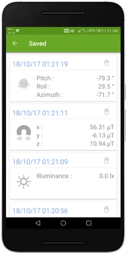 Sensor Toolbox Screenshots