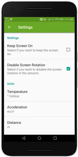 Sensor Toolbox Screenshots
