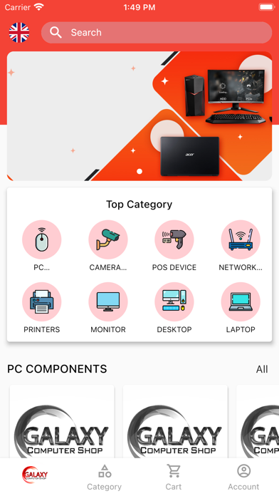 Captures d'écran de Galaxy Computer