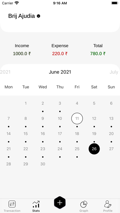 Zrzuty ekranu Your Wallet Expense Manager