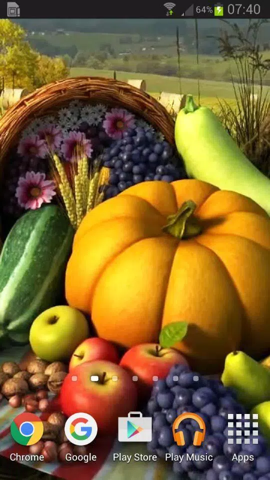 Thanksgiving 3D Live Wallpaper Screenshots