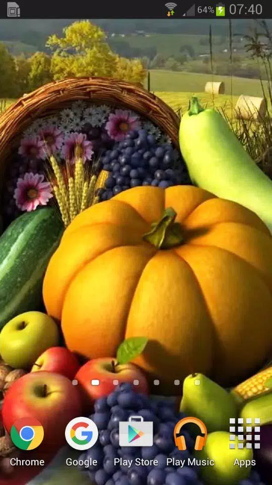 Thanksgiving 3D Live Wallpaper Screenshots