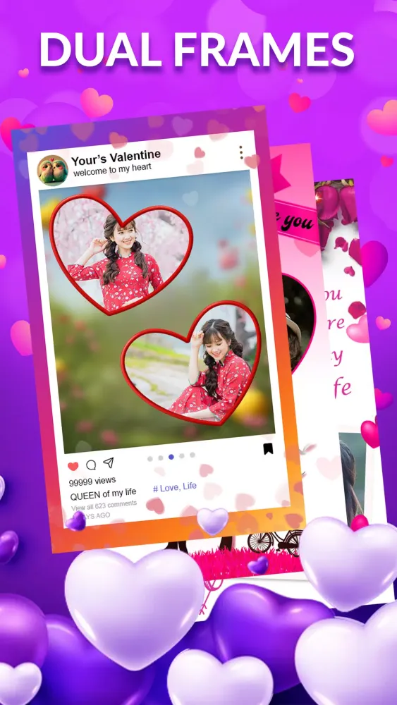 Love Photo Frames Screenshots