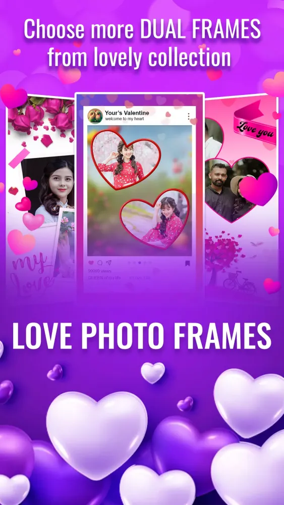 Love Photo Frames Screenshots
