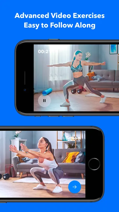 Capturas de tela do Workout & Fitness Coach