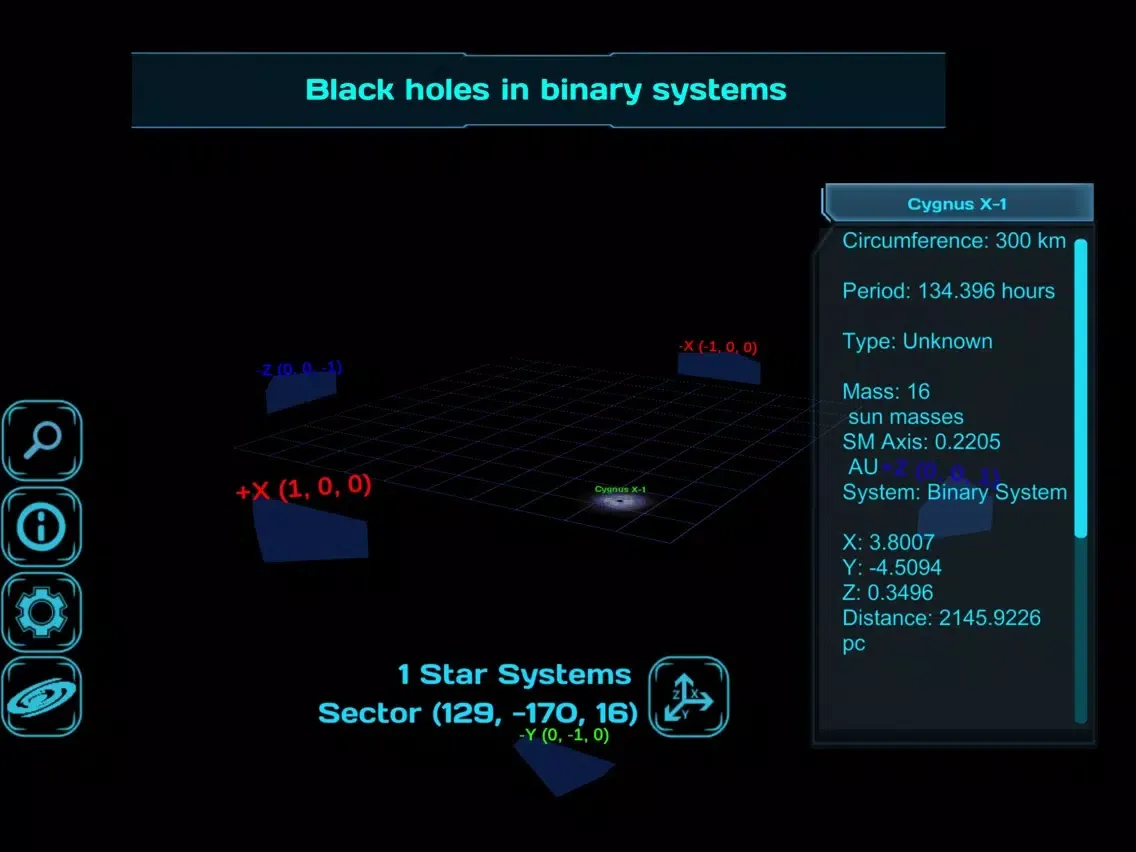 3D Galaxy Map iPad  Screenshots