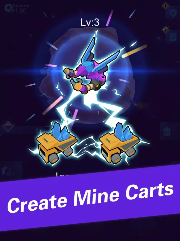 Idle Galaxy Miner iPad  سکرین شاٹس