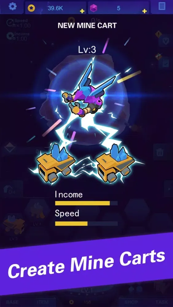 Idle Galaxy Miner سکرین شاٹس