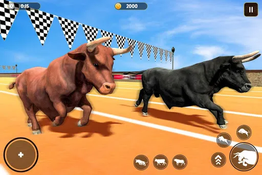 Angry Bull City Rampage 3D Screenshots