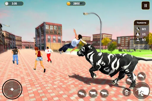 Angry Bull City Rampage 3D Screenshots