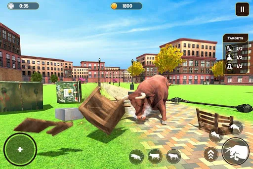 Angry Bull City Rampage 3D Screenshots
